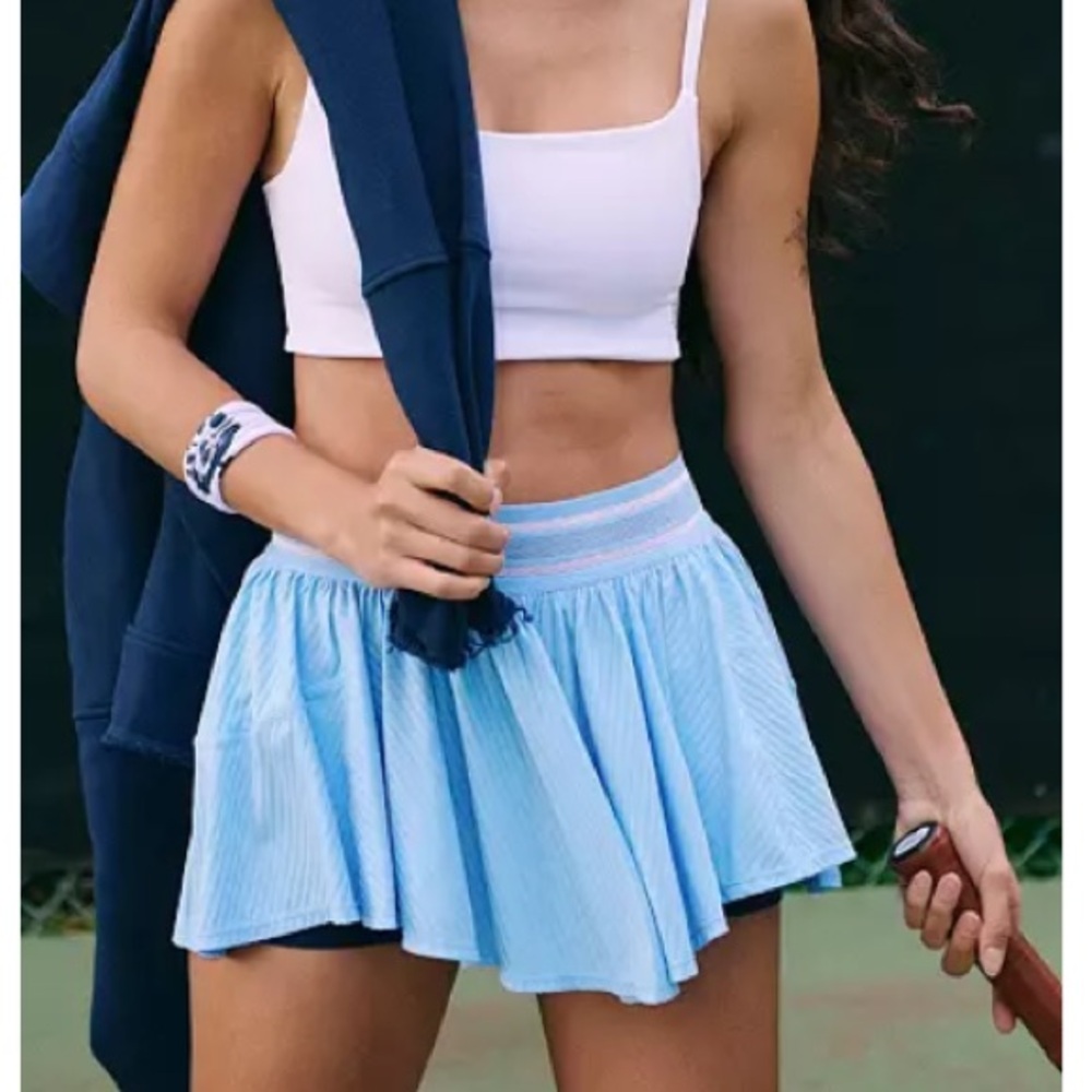 FP Movement by Free People New Tags Medium Light Blue Women's Shorts - Picture 1 of 12